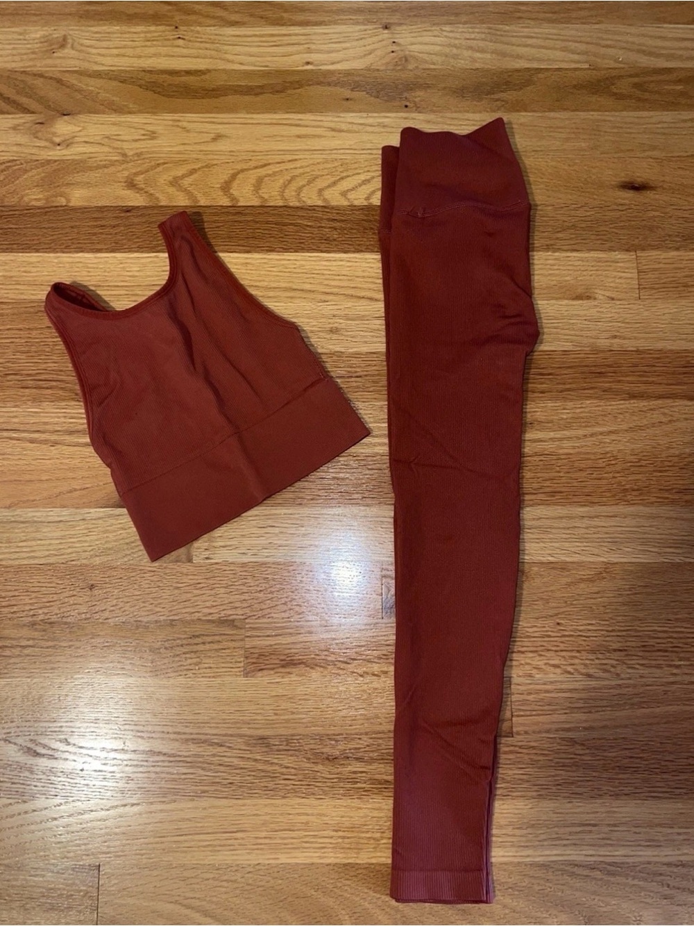Victoria’s Secret Sport Women’s 2 Piece Tank Bra Workout Leggings Set Size XS